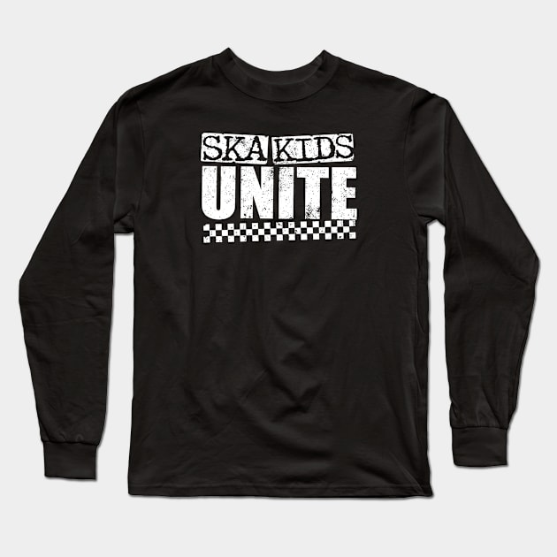 Ska Kids Unite Long Sleeve T-Shirt by VOLPEdesign